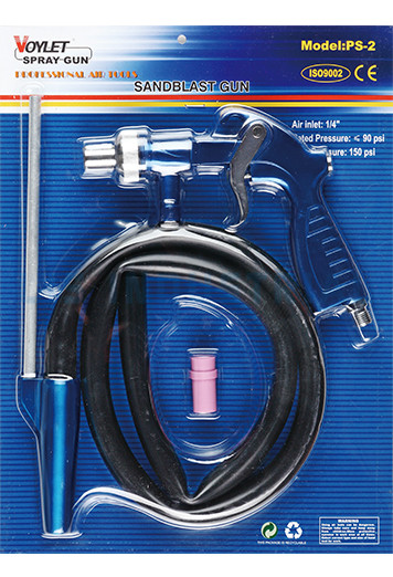 PS3 Sandblaster Feed Blast Gun Pistola de jateamento de areia com sifão de ar