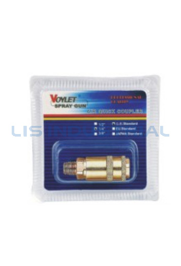 Acessórios pneumáticos BSM20 Mangueira de compressor de ar Plug de acoplador rápido 