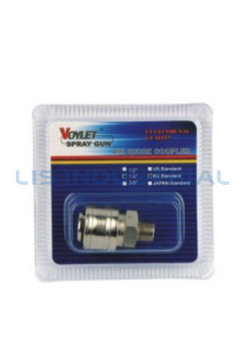 Acessórios pneumáticos ESM20 Mangueira de compressor de ar Plug de acoplador rápido 